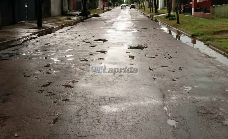 La tormenta dejó 17 mm en Laprida y hubo granizo