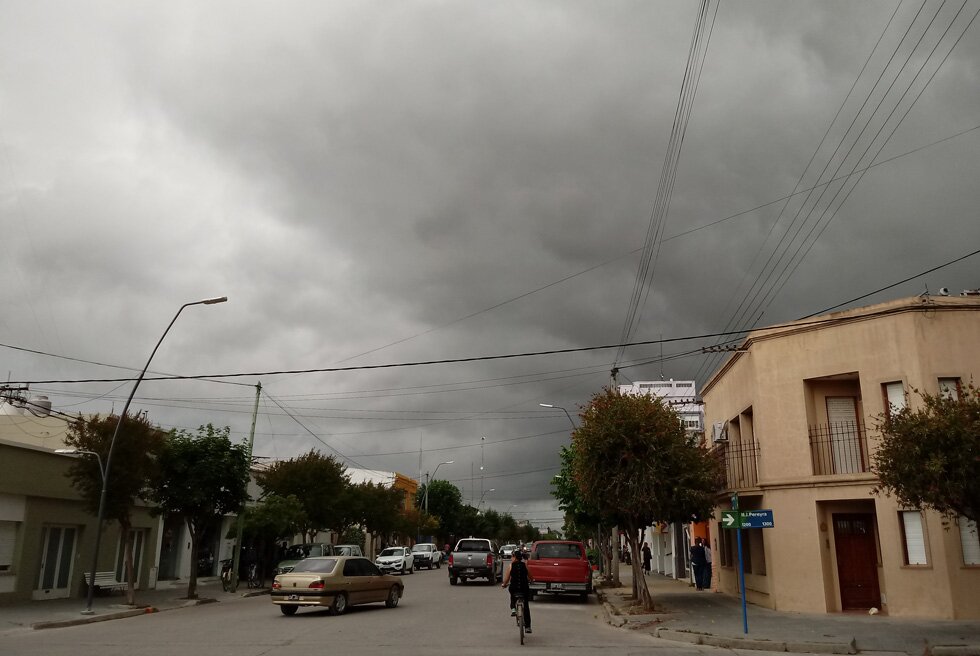 Alerta por tormenta fuertes que incluye a Laprida