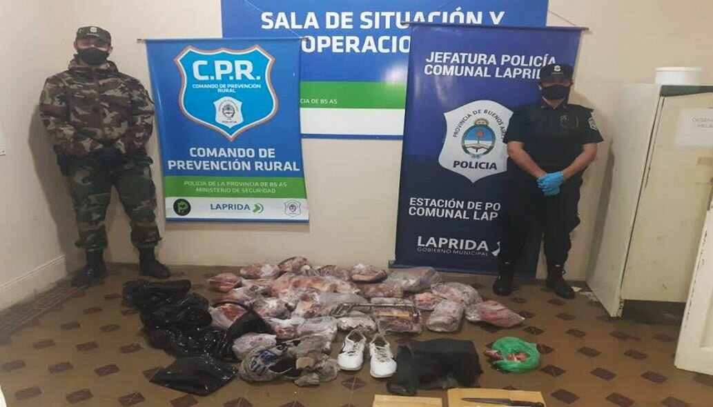 Esclarecen abigeato en Laprida después de un allanamiento