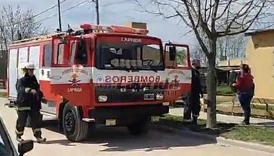 Principio de incendio en una vivienda del barrio Kirchner
