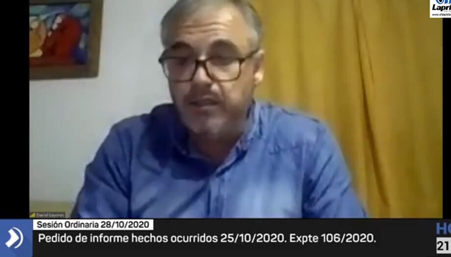 Bayones dio explicaciones sobre el episodio ocurrido el domingo