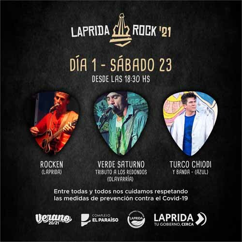 Se hace el Laprida Rock: será este fin de semana en el balneario