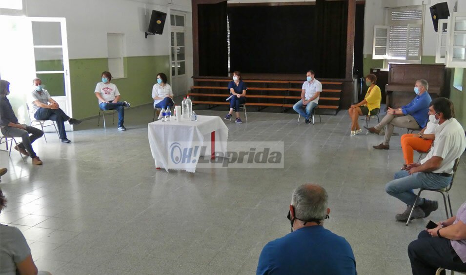 Empezaron a diagramar la vacunación masiva en Laprida