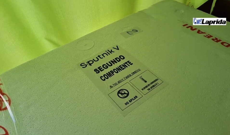 Laprida recibió 500 vacunas Sputnik de la segunda dosis